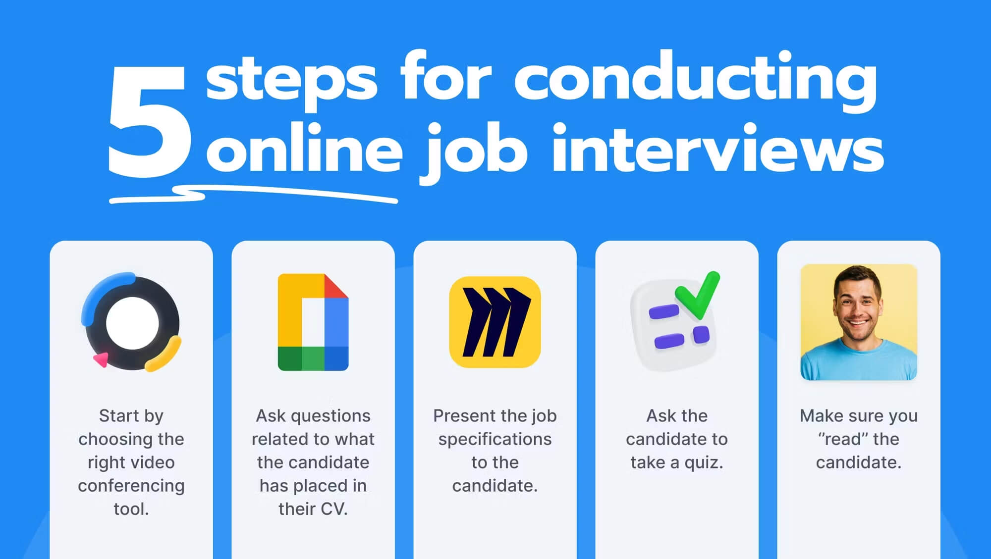 5 ways for conducting online job interviews