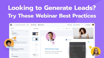 webinar best practices to generate leads
