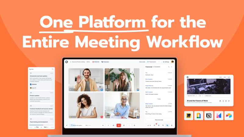 One Platform for the Entire Meeting Workflow