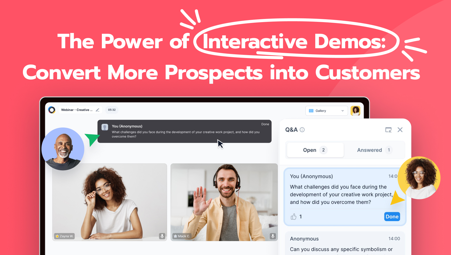 convert prospects into customers with interactive demos